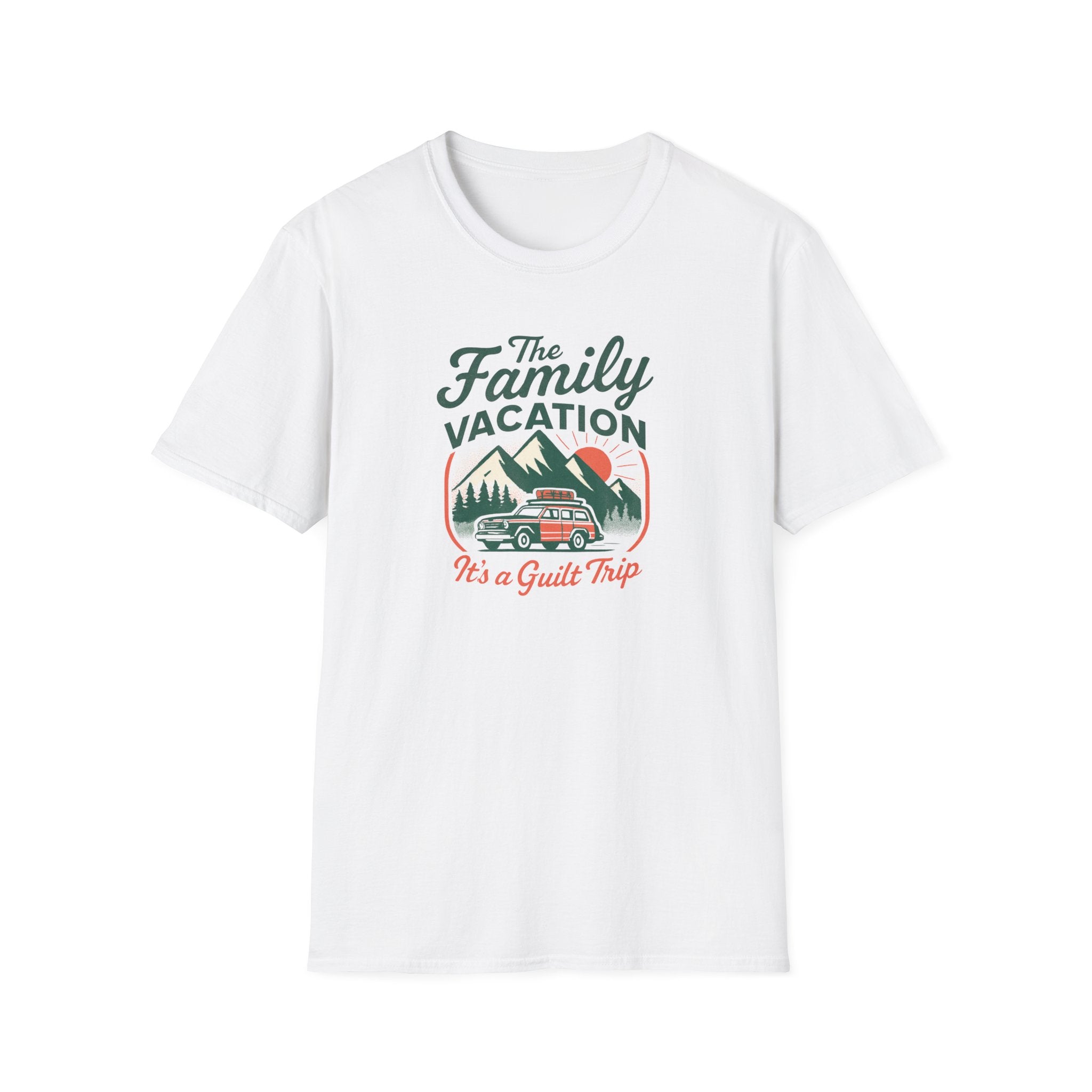 The Family Vacation: It's a Guilt Trip - Retro Road Trip Tee - Hippie at Heart