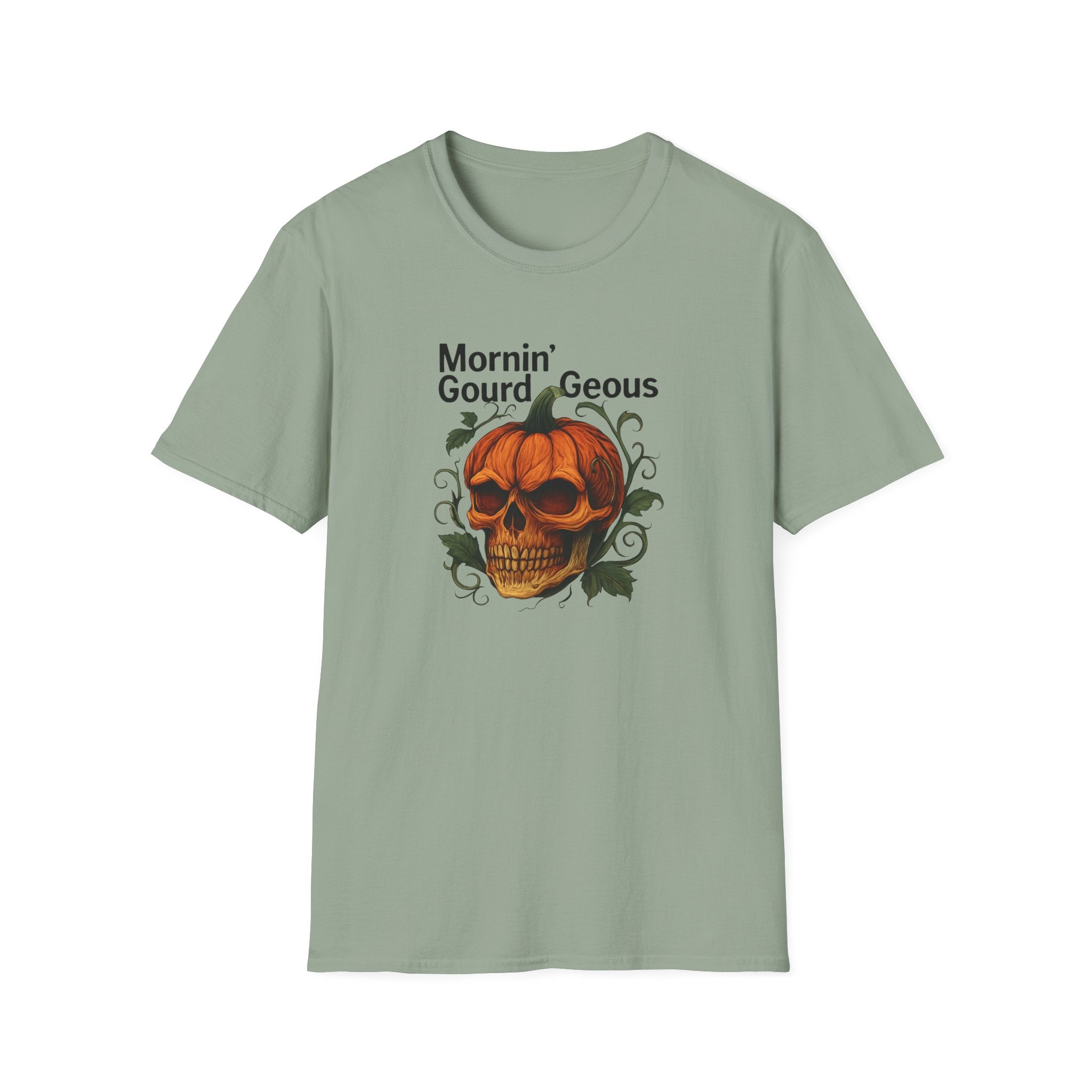 Mornin' Gourd Geous - Pumpkin Skull Tee - Hippie at Heart