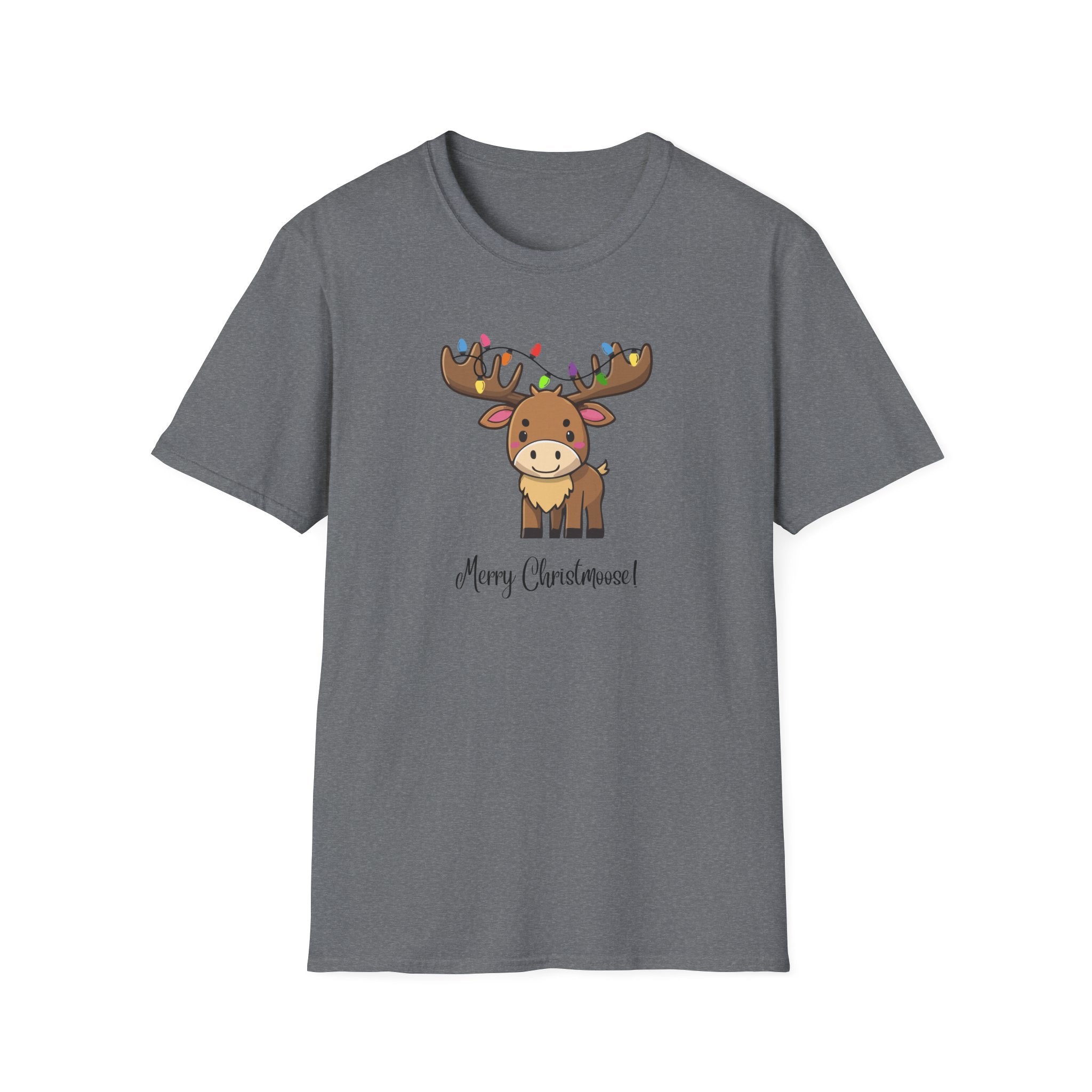 Merry Christmas - Christmoose Kawaii Style Tee - Hippie at Heart