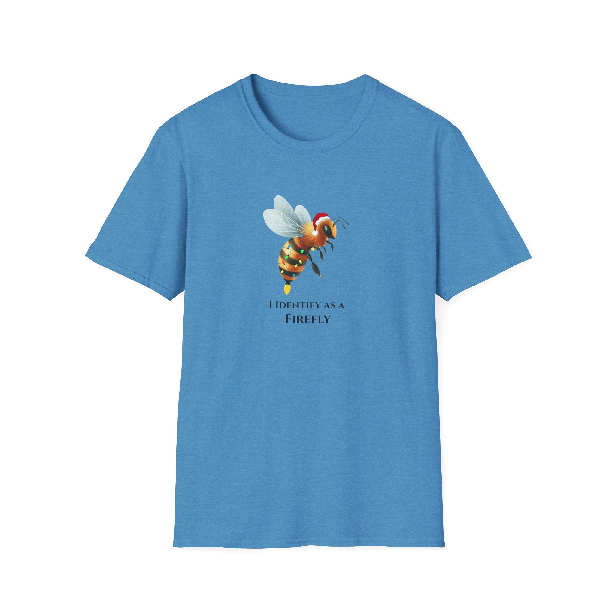 I Identify as a Firefly - Cute Holiday Bee Tee - Hippie at heart