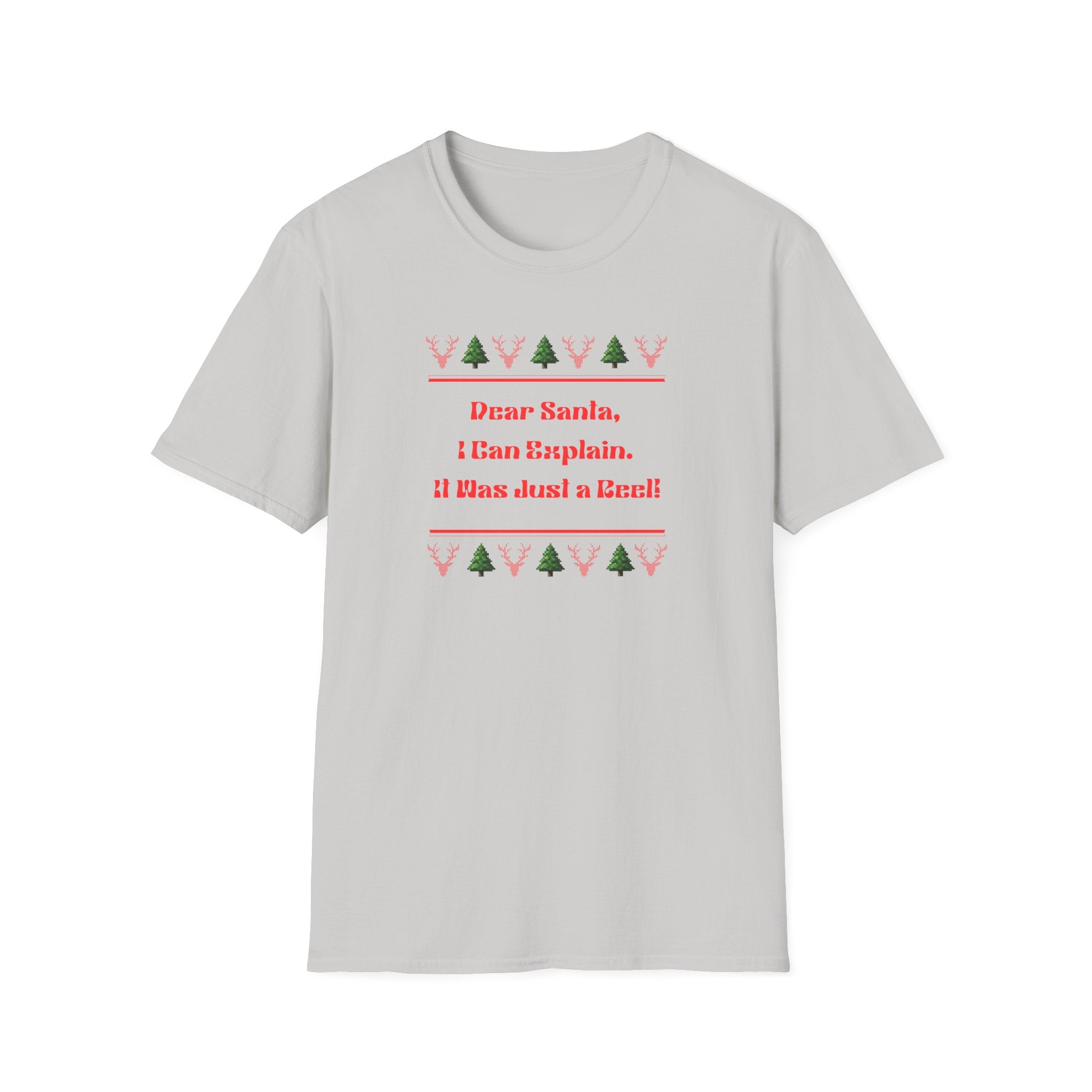 Dear Santa, I Can Explain - Naughty Reel Confessional Tee - Hippie at Heart