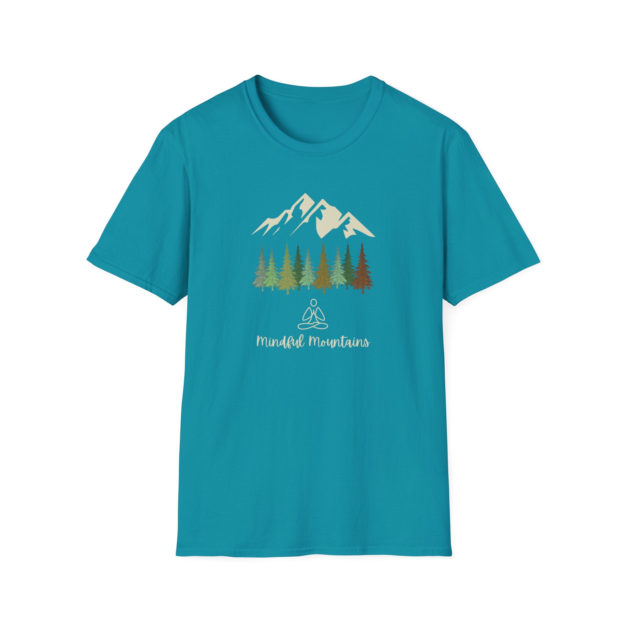 Mindful Mountains - Nature Yoga Tee - Hippie at Heart