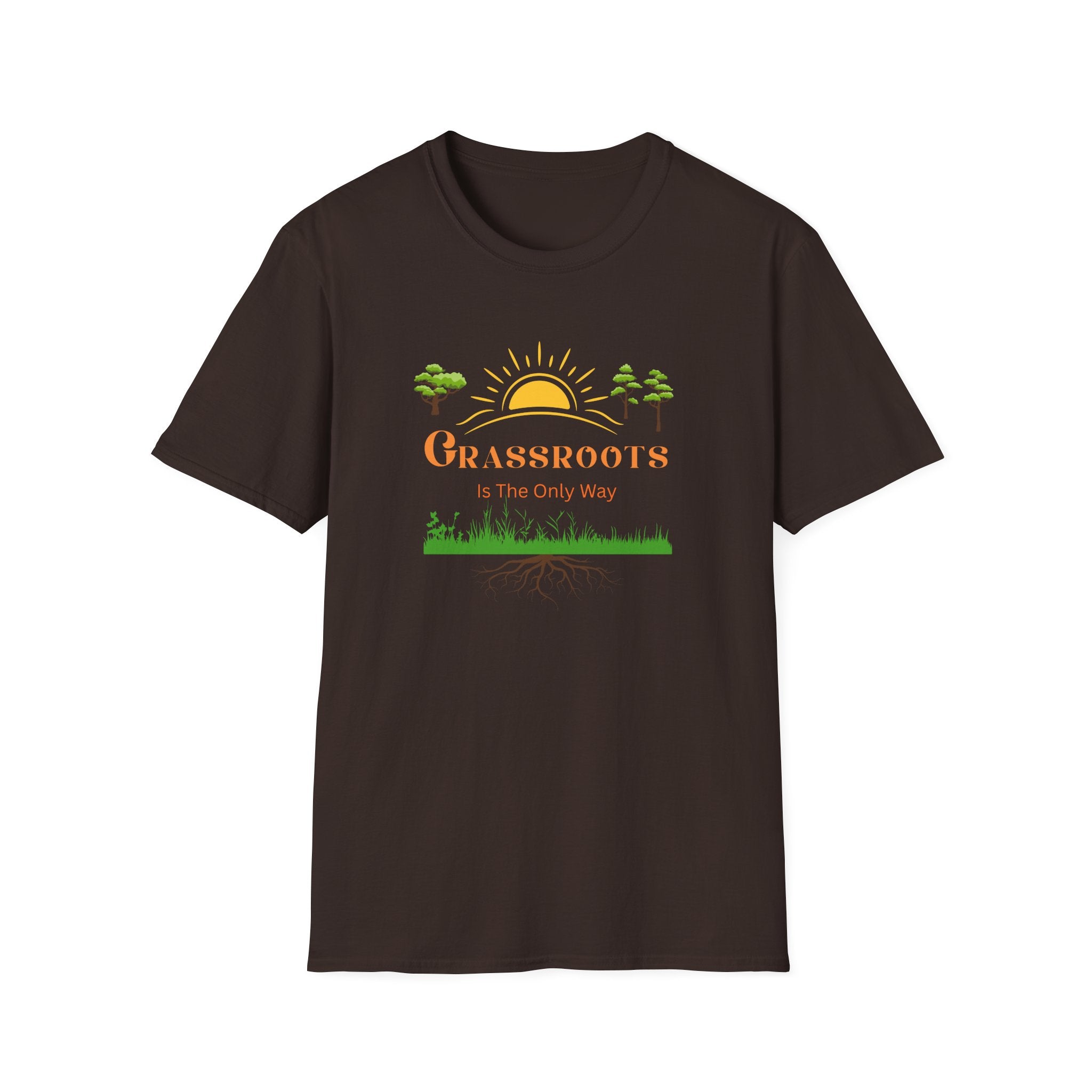 Grassroots Is The Only Way - Grow the Roots of the People Tee - Hippie at Heart