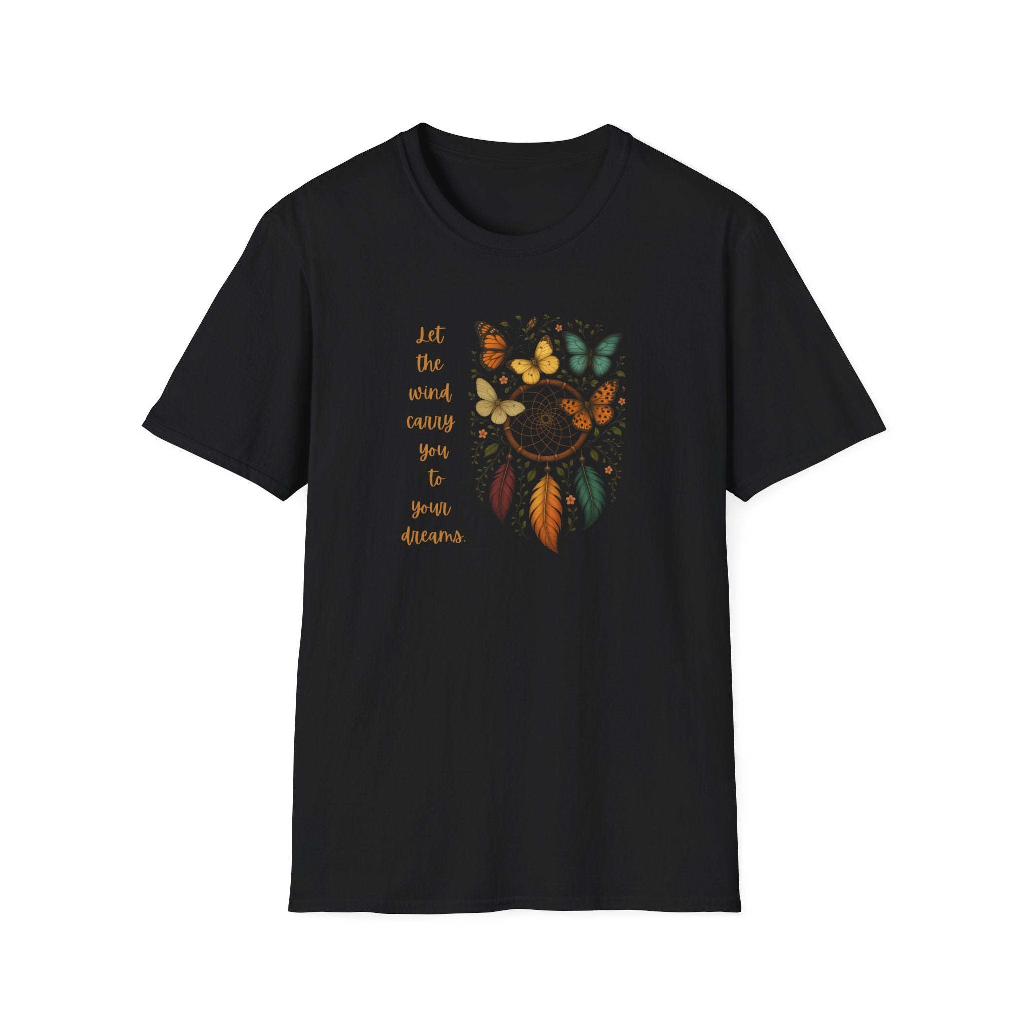 Let the Wind Carry You - Dreamcatcher Butterfly Vibe - Hippie at Heart
