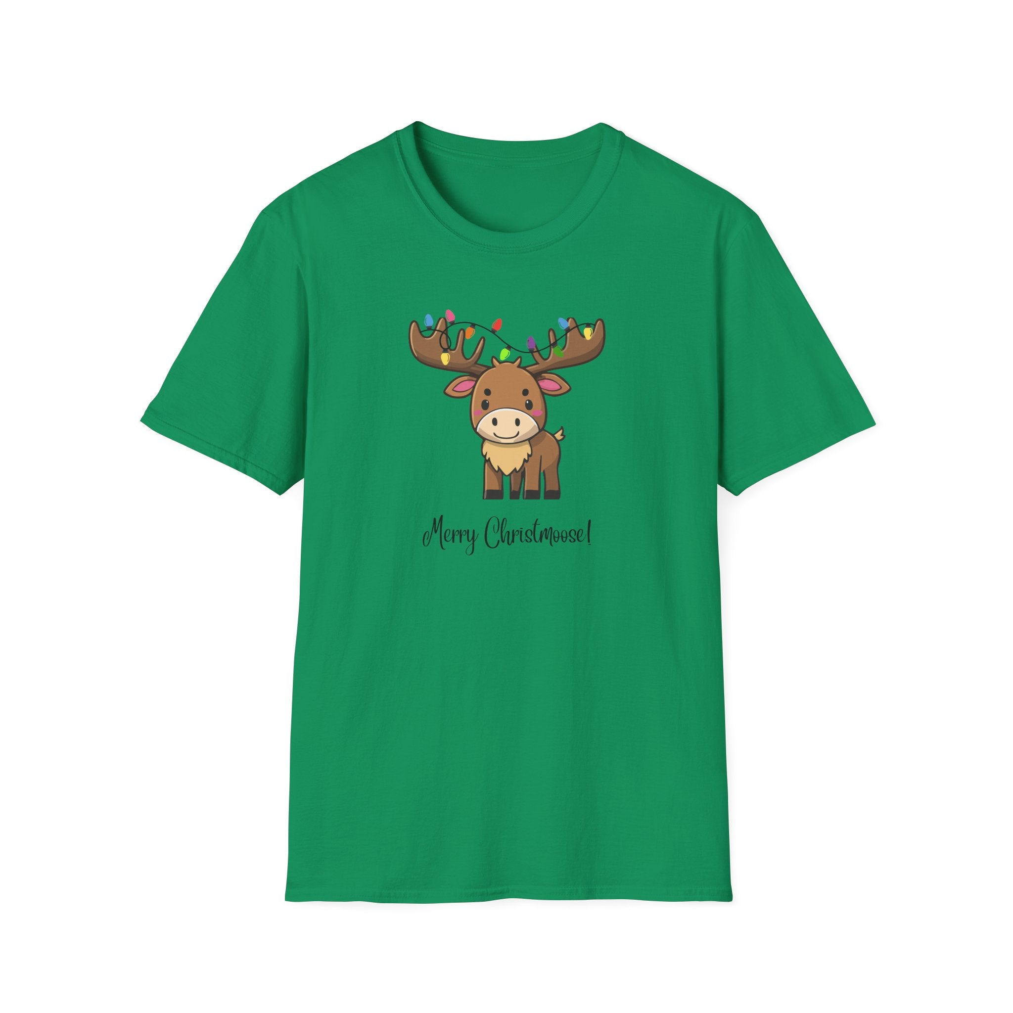 Merry Christmas - Christmoose Kawaii Style Tee - Hippie at Heart