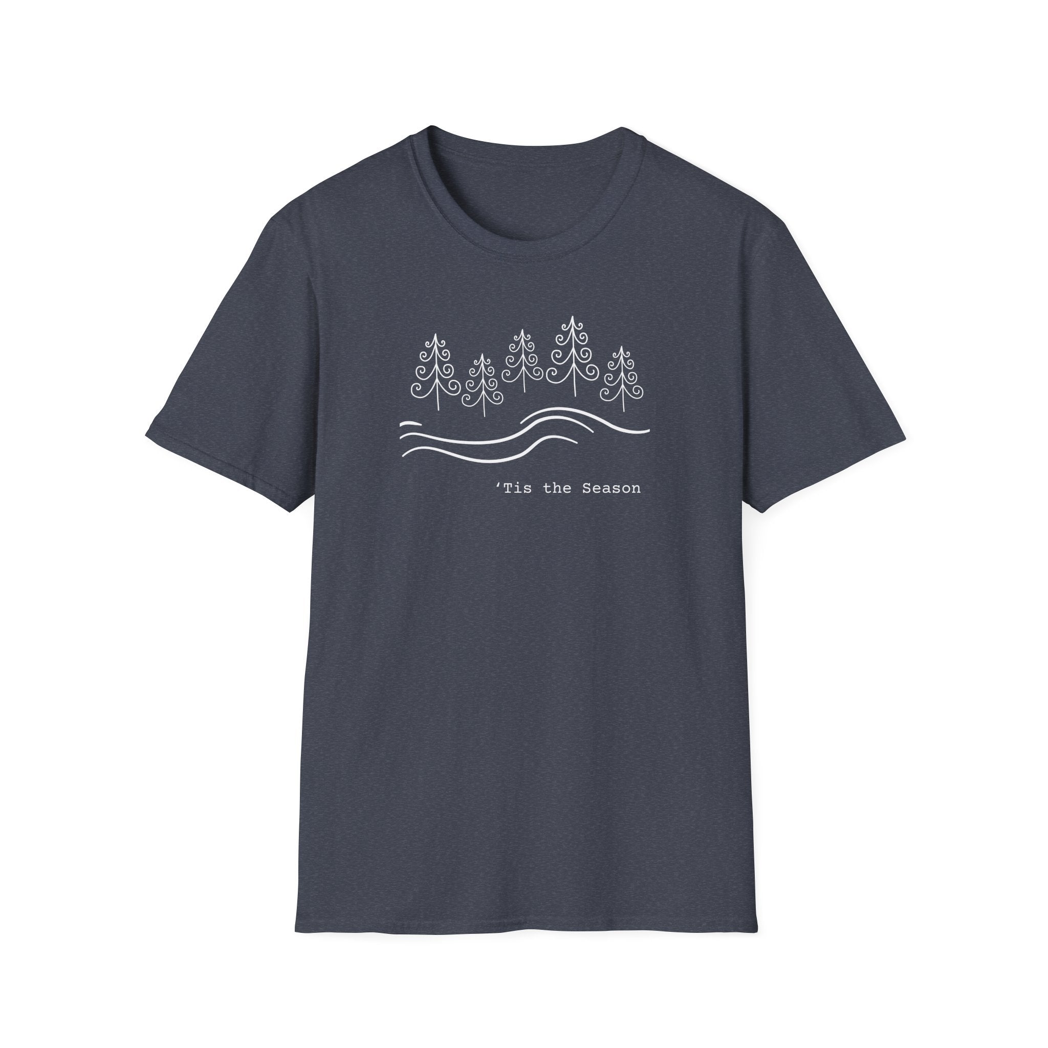'Tis the Season - Typography Forest T-Shirt - Hippie at Heart