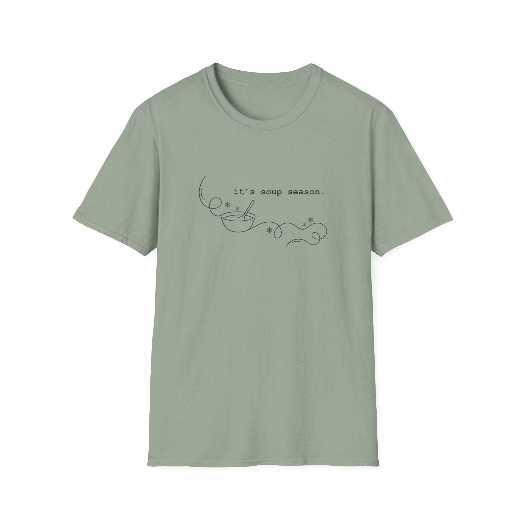 it's soup season - Cozy Fall Winter Comfort Tee - Hippie at Heart