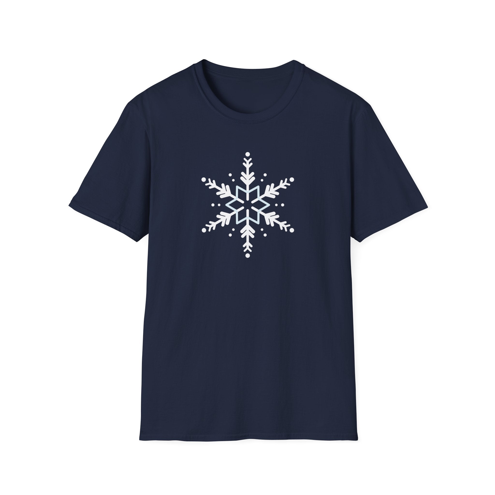Single Snowflake Tee - Simple Festive Holiday Wear - Hippie at Heart