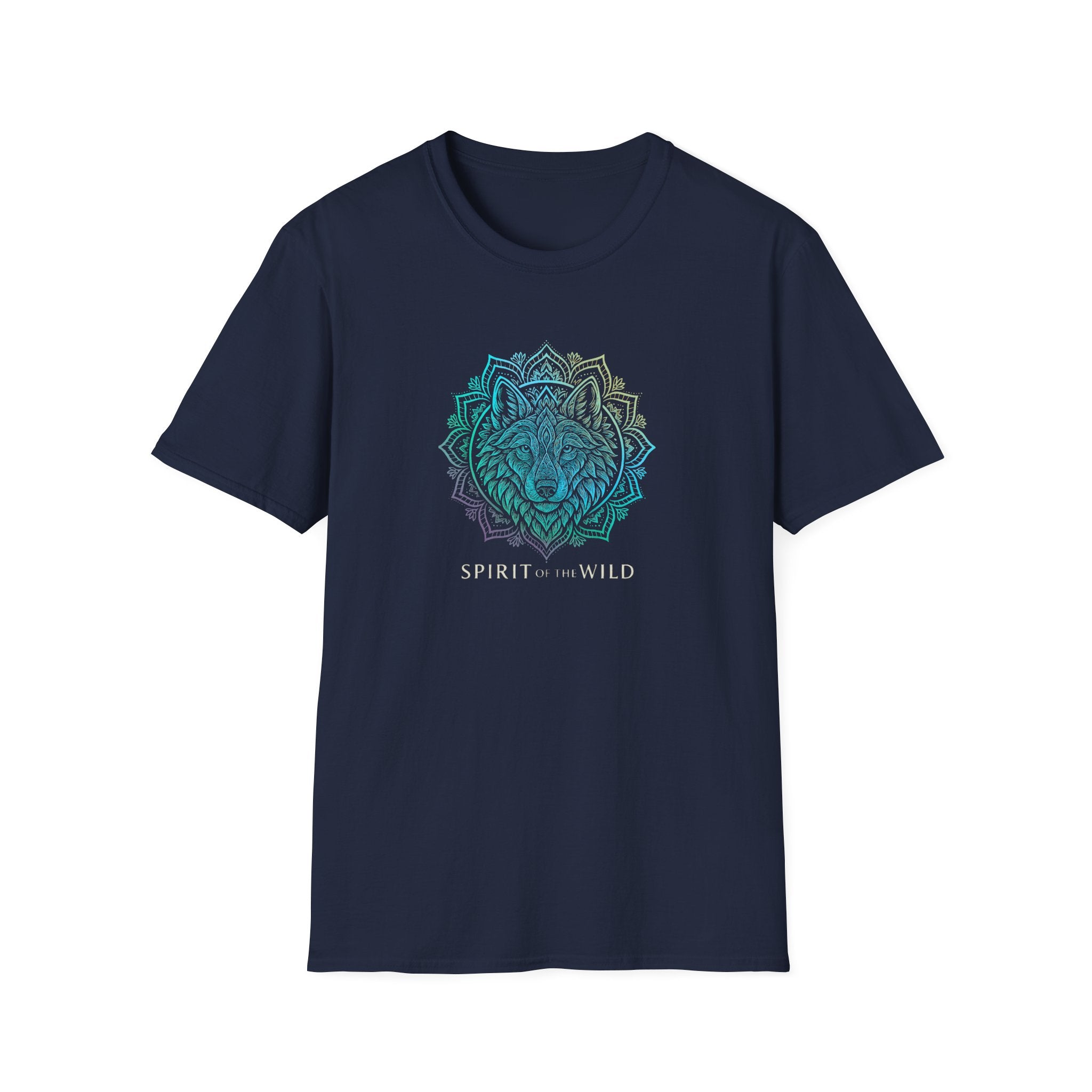 Spirit of the Wild - Wolf Mandala T-Shirt - Hippie at Heart