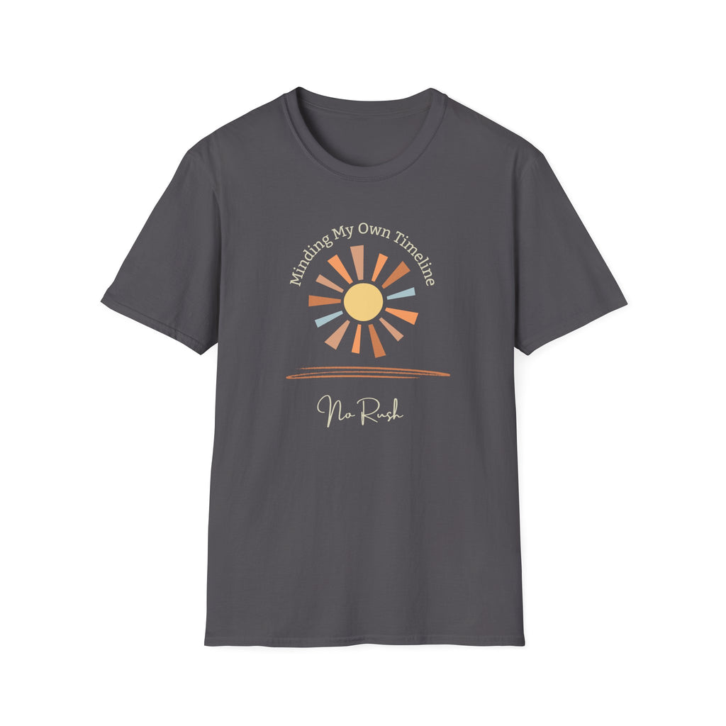 Minding My Own Timeline - Retro Sun Graphic Tee - Hippie at Heart