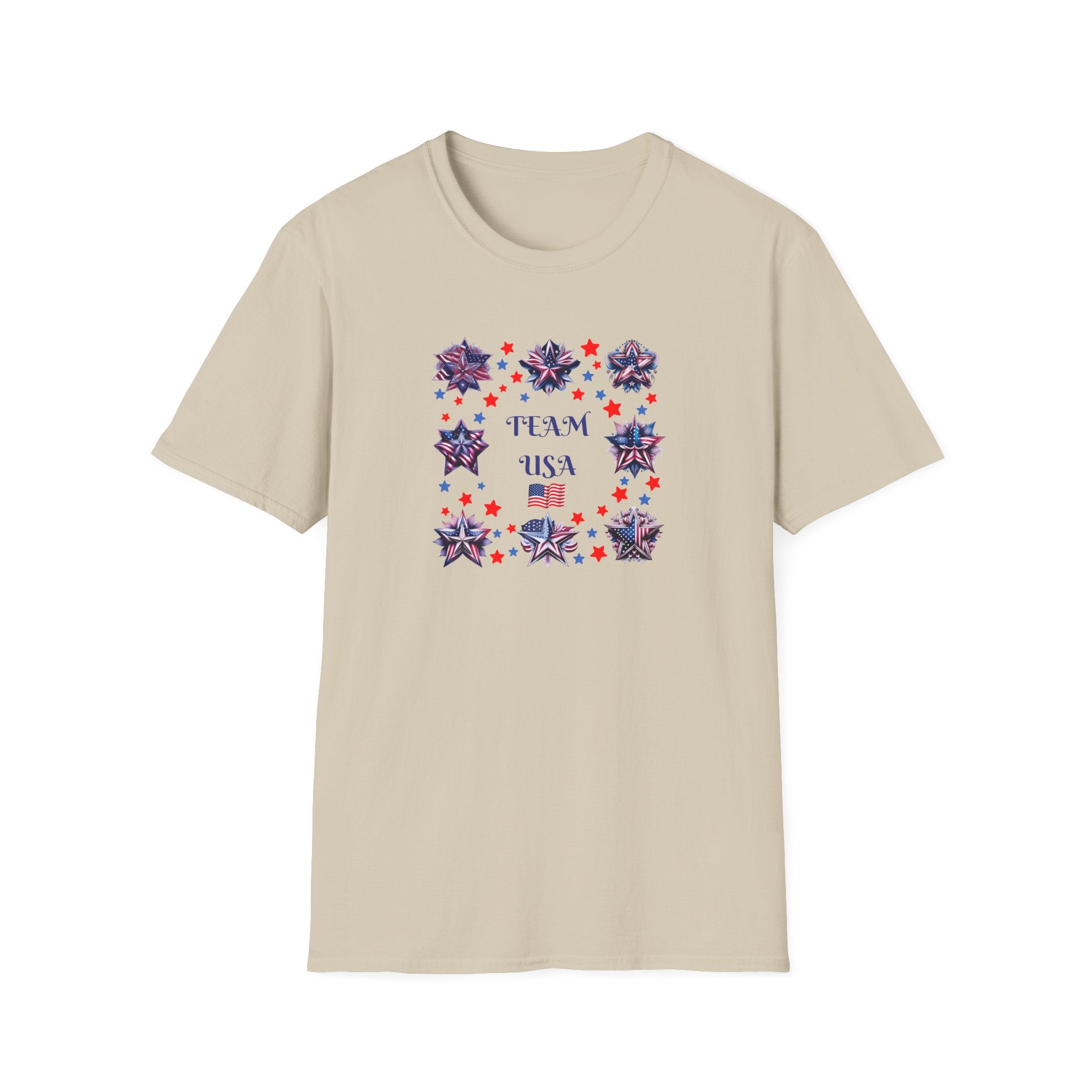 Team USA - Patriotic Stars & Stripes Tee - Hippie at Heart