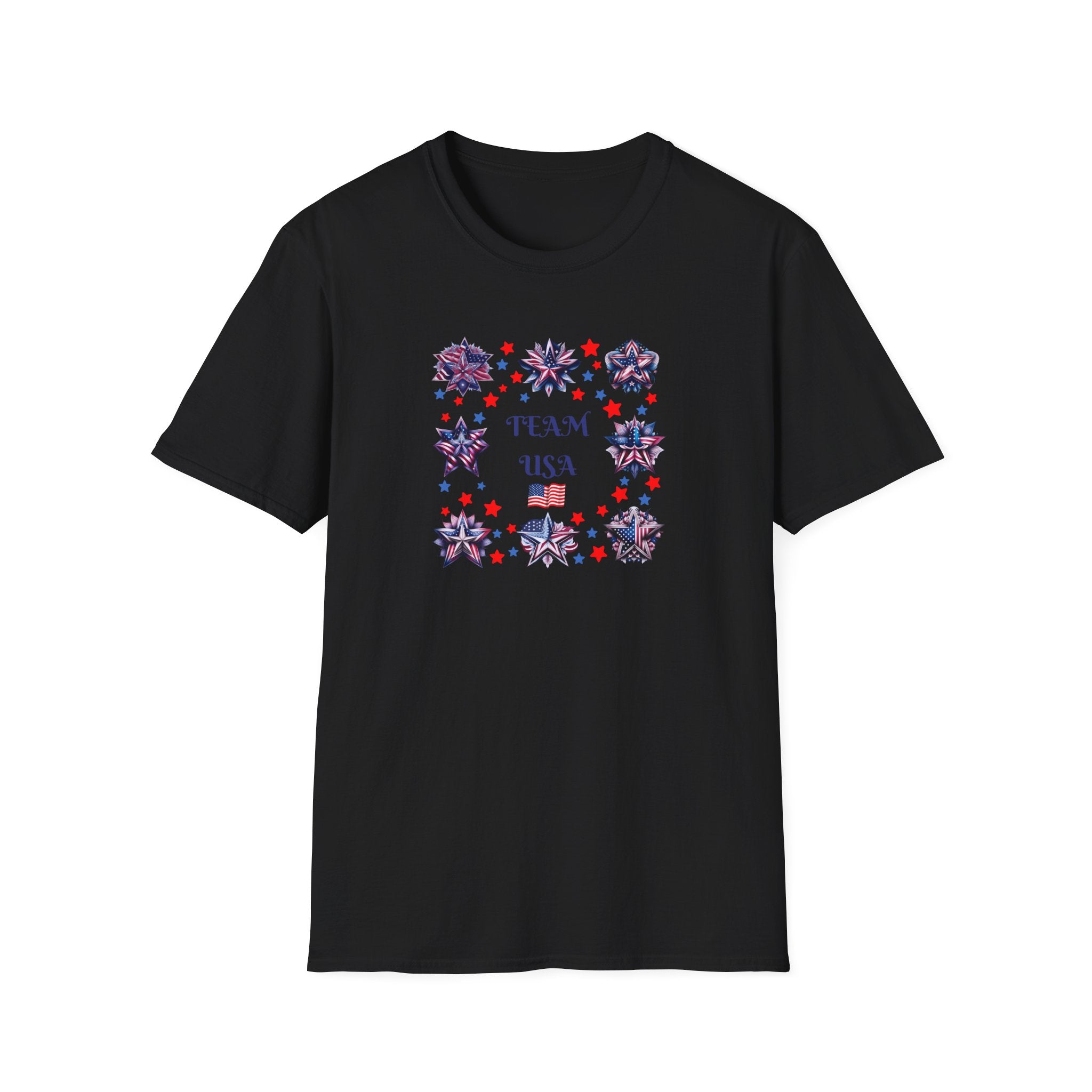 Team USA - Patriotic Stars & Stripes Tee - Hippie at Heart