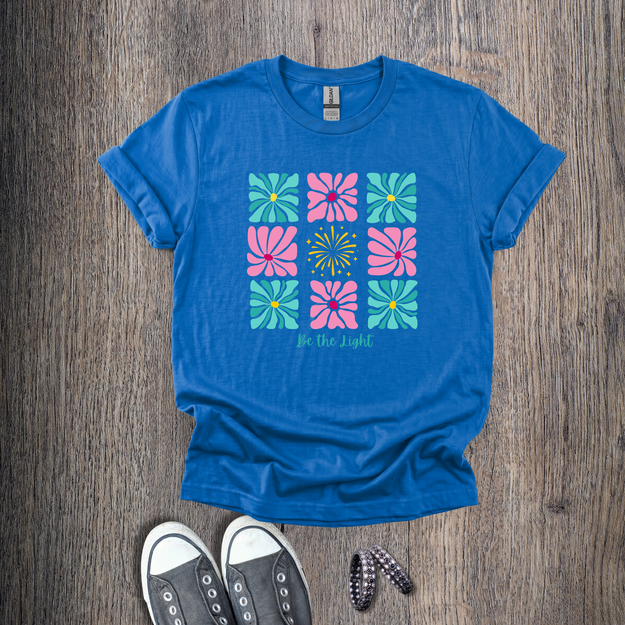 Be the Light - Boho Inspirational Tee - Hippie at Heart