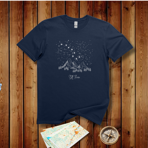 Mountain Dark Sky T-Shirt - Big Dipper Tee - Hippie at Heart