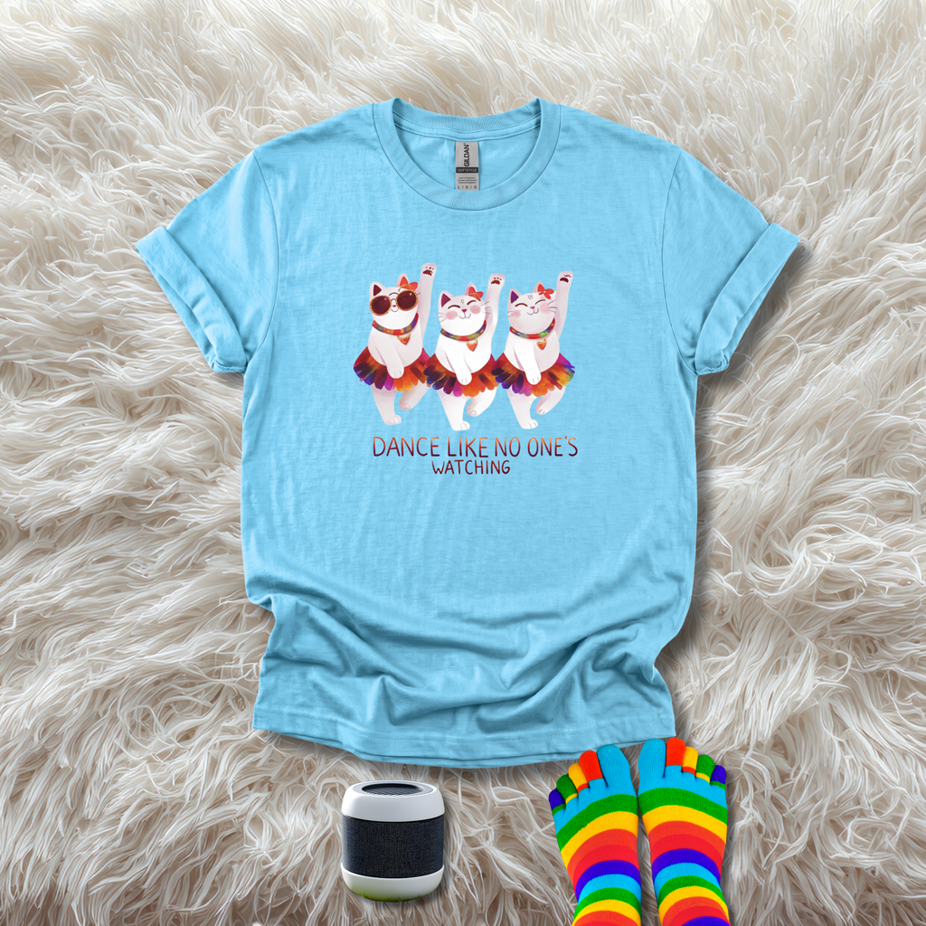 Dance Like No One's Watching - Cat Ballerinas Tee - Hippie at Heart