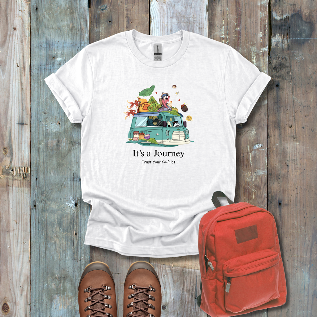 It's a Journey - Funny Travel Tee - Hippie at Heart