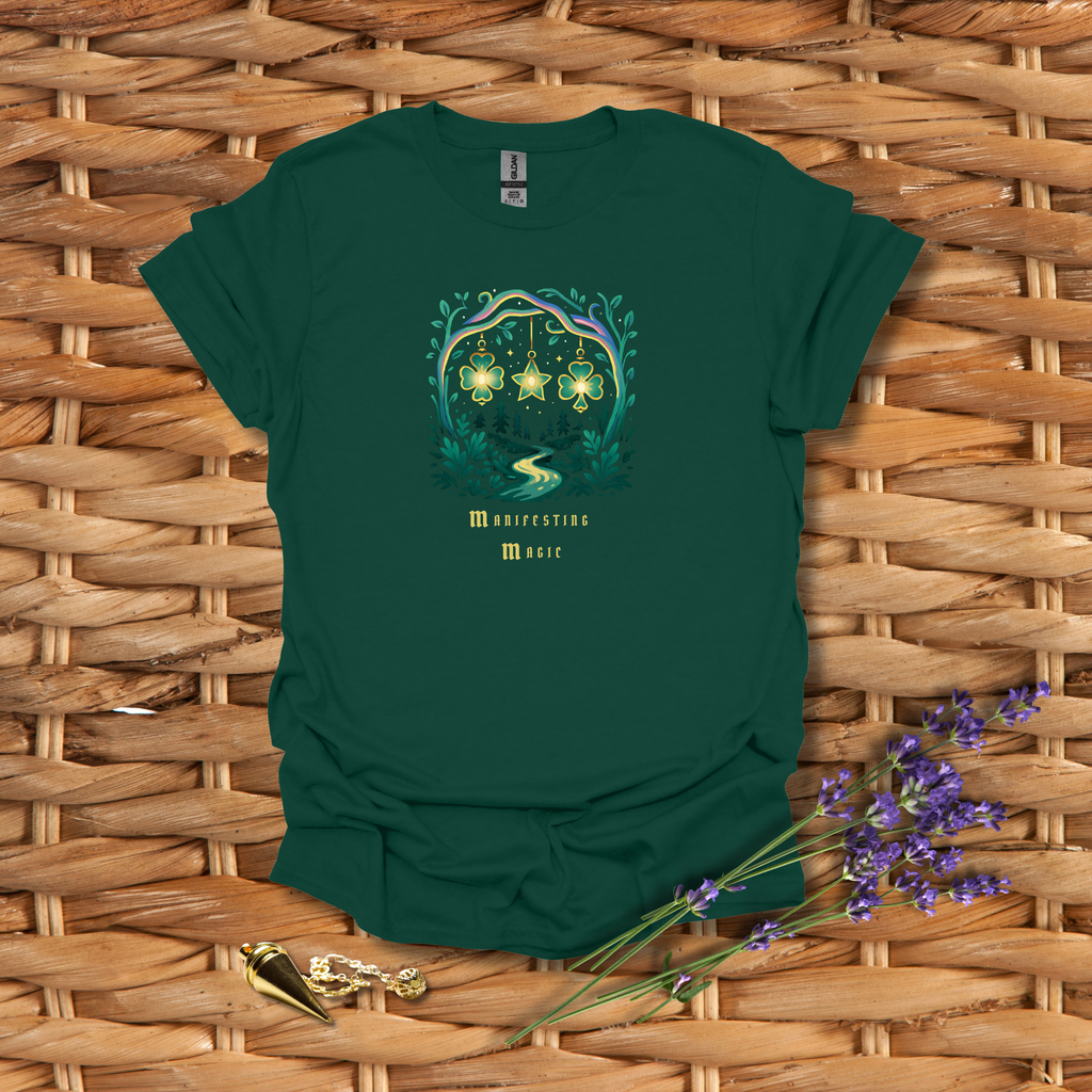 Manifesting Magic - St. Patrick's Lucky Clover & Star Tee - Hippie at Heart