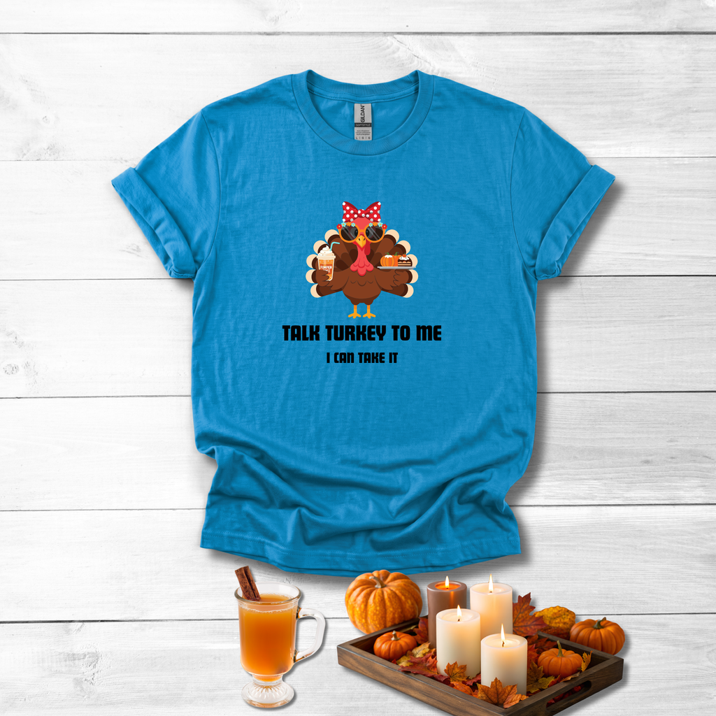 Talk Turkey To Me - Funny Holiday Tee - Hippie at Heart