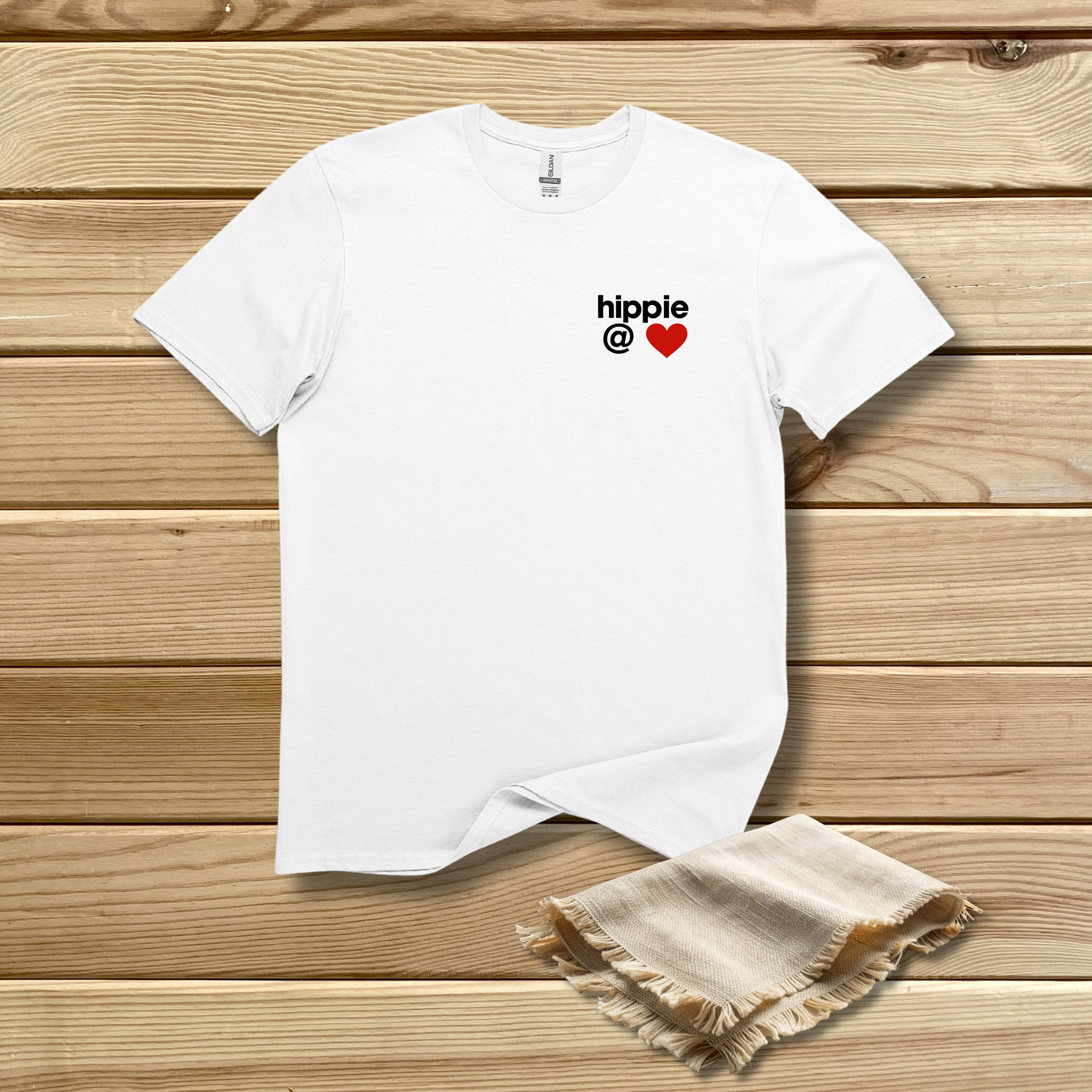Hippie @ Heart - Iconic Red Hear Design - Hippie at Heart