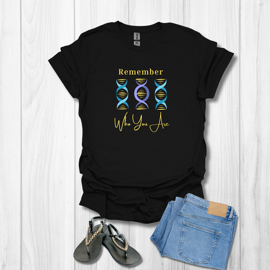 Remember Who You Are - Unique DNA Strand Tee - Hippie at Heart